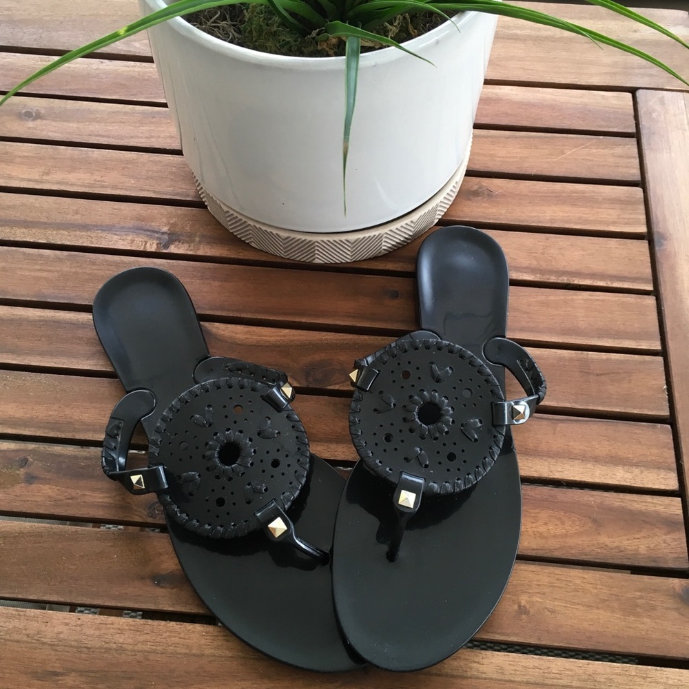 Jack Rogers jelly flip flops